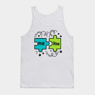 Me you puzzle Tank Top